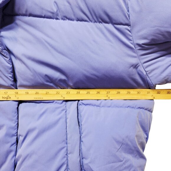 SIZE 4X Womens Royal Blue Puffer Jacket With High Collar & Pockets - Picture 6 of 6